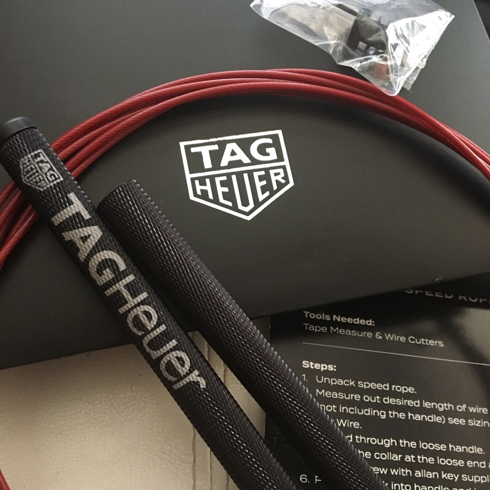 New TAG HEUER Fitness  Crossfit Speed Jump Rope
